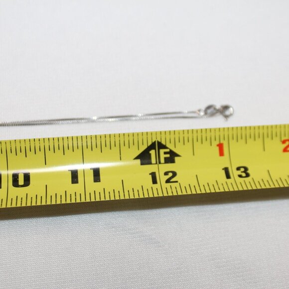 Silver and Turquoise Pendant on a Sterling Silver Necklace - Picture 13 of 14